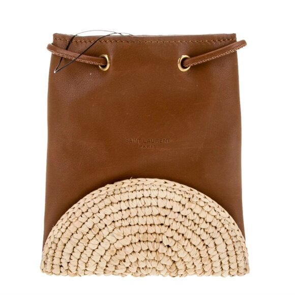 SAINT LAURENT Micro Mini Bucket Bag/Pouch NWT - Picture 1 of 7